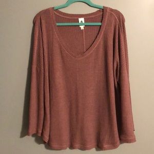 Mauve Thermal Top